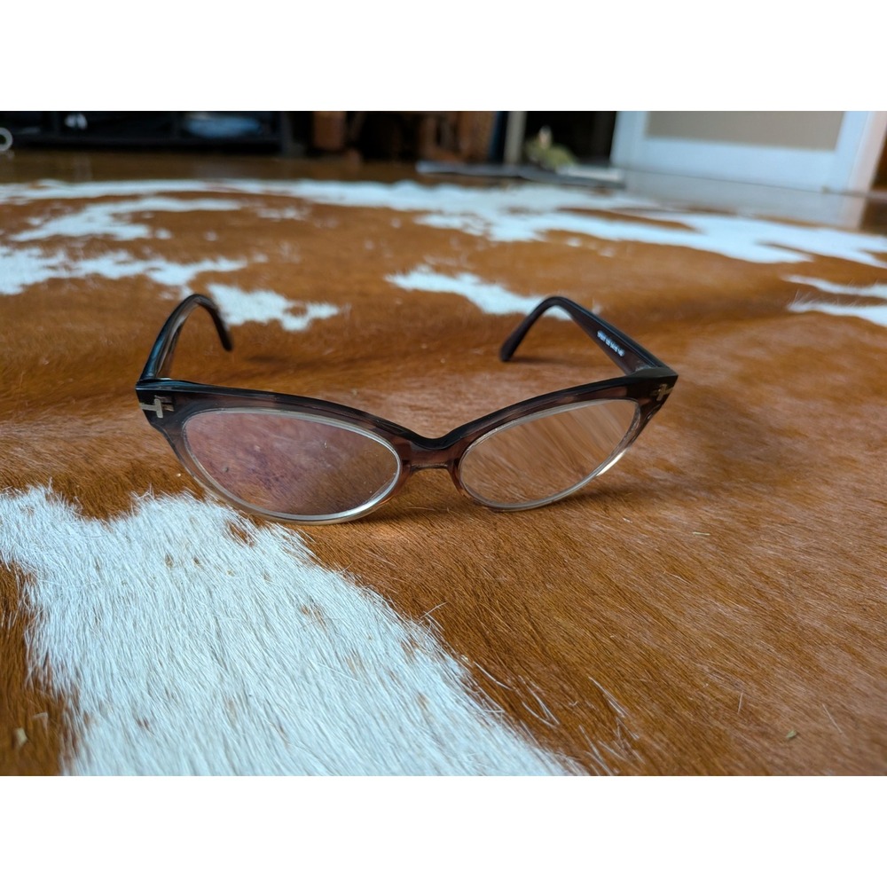 Tom Ford TF5317 20 Chalkstripe Cat Eye Eyeglasses Frame